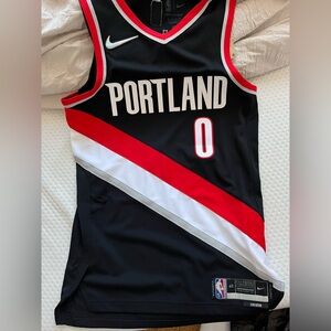 Portland Trail Blazers Damian Lillard Nike Black 2021/22 Authentic Jersey